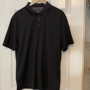 Men’s polo -black - Van Heusen- M